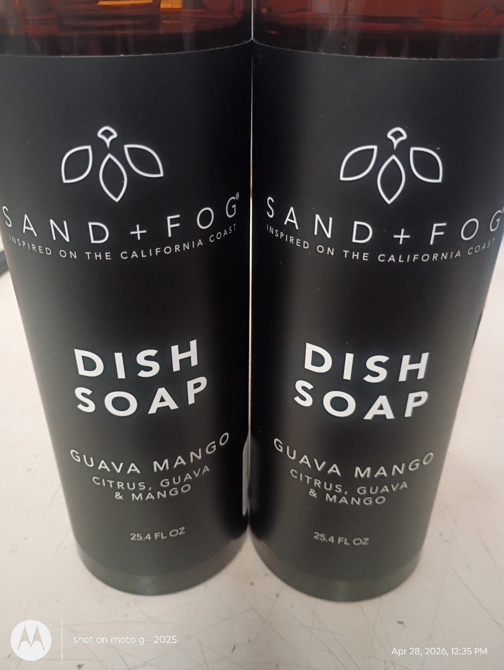 SAND + FOG  Guava Mango Dish Soap 25.4oz. New (2)